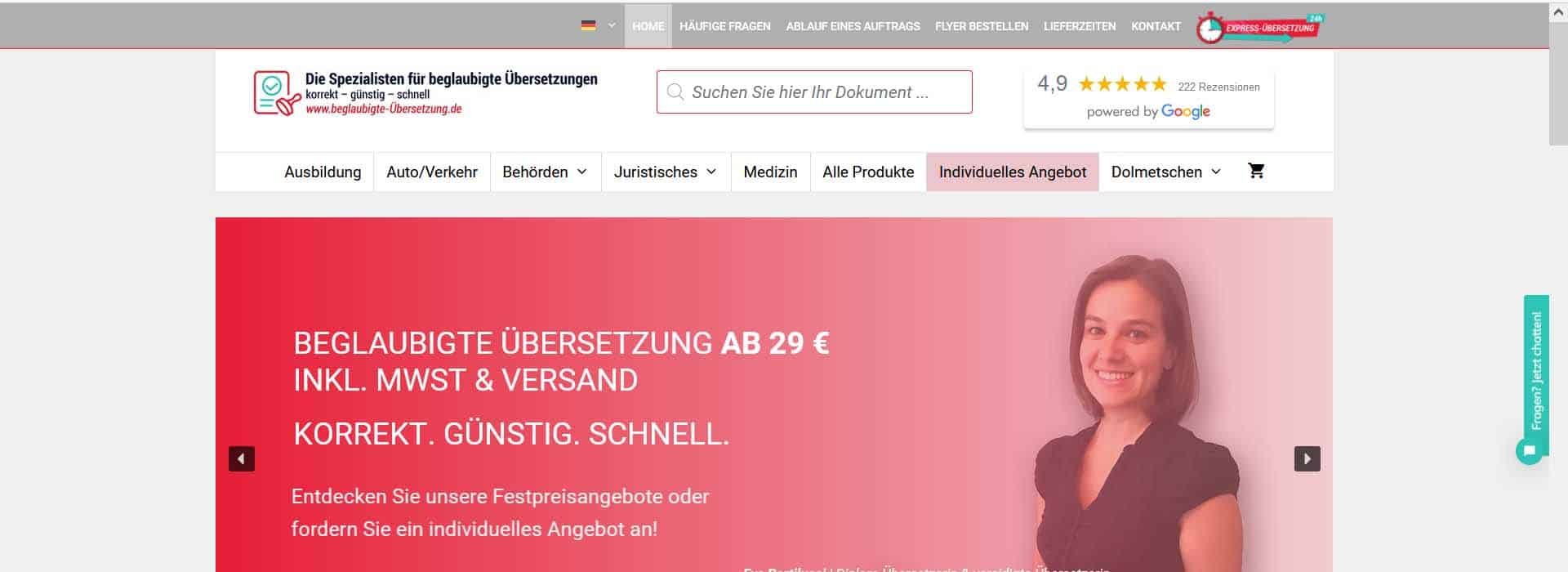 Einfach günstige beglaubigte Übersetzung